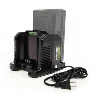 greenworks dual port battery charger