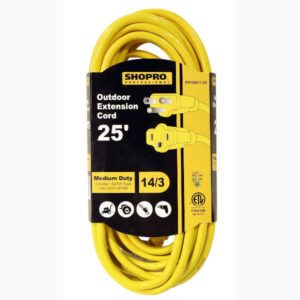 outdoor yellow extension cord